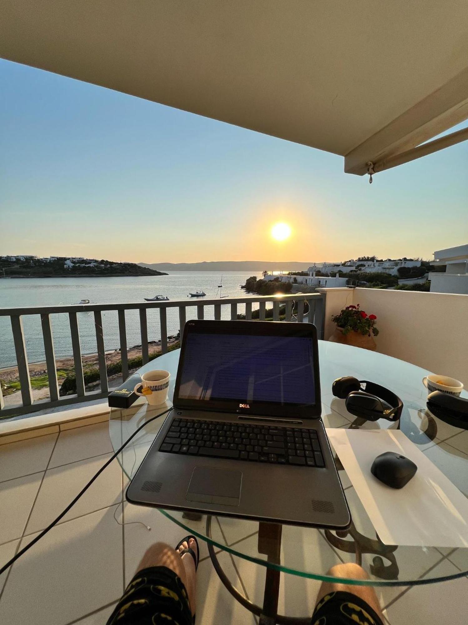 Pounta Beach House Sunion Exteriör bild